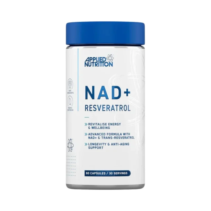 NAD + Resveratrol (30 дози) / 60 капсули - Applied Nutrition