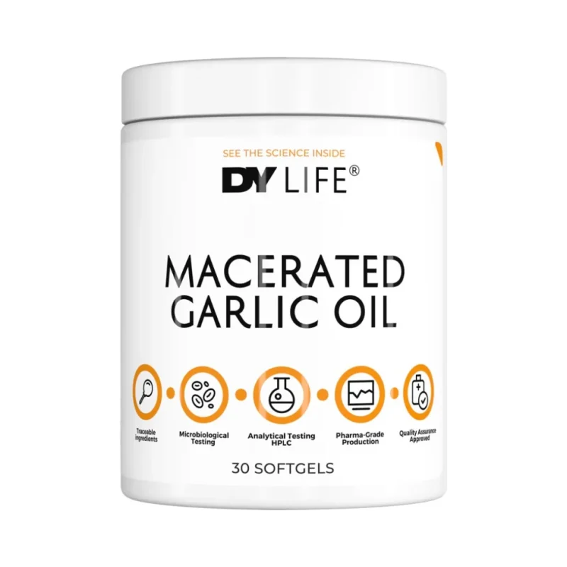 DY Life Macerated Garlic Oil (30 дози) / 30 Гел капсули - Dorian Yates Nutrition