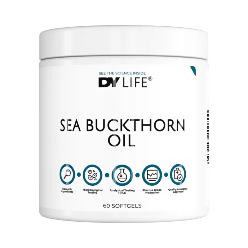 DY Life Sea Buckthorn Oil 500 mg (60 дози) / 60 Гел капсули - Dorian Yates Nutrition