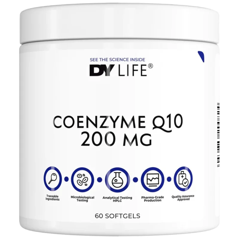 DY Life Coenzyme Q10 200 mg (60 дози) / 60 Гел капсули