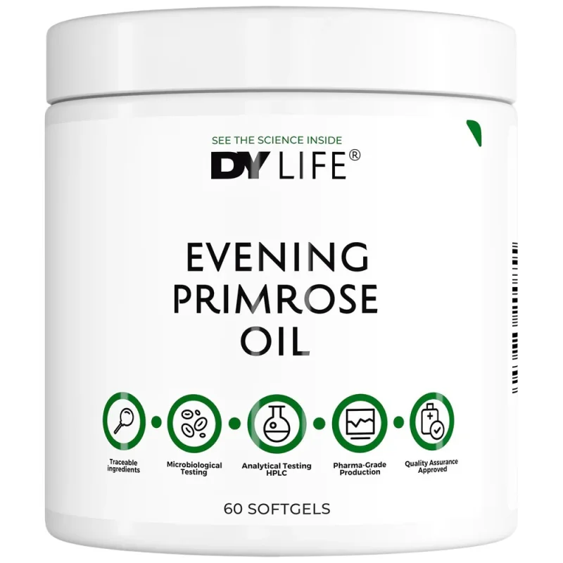 DY Life Evening Primrose Oil 1000 mg (60 дози) / 60 Гел капсули