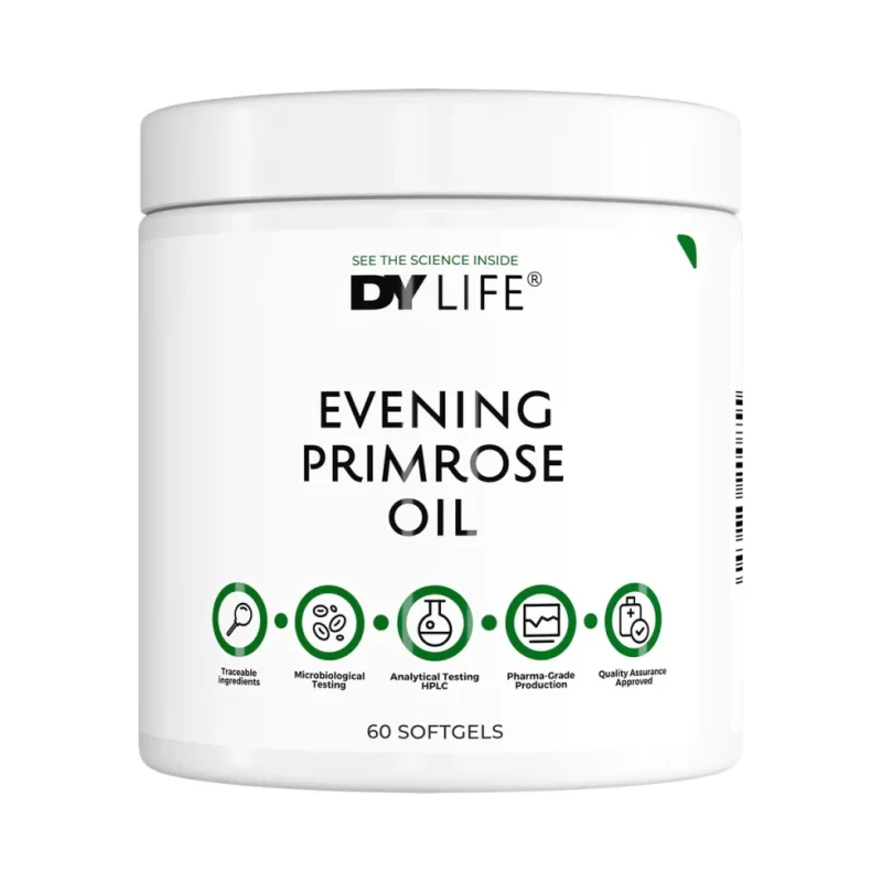DY Life Evening Primrose Oil 1000 mg (60 дози) / 60 Гел капсули - Dorian Yates Nutrition
