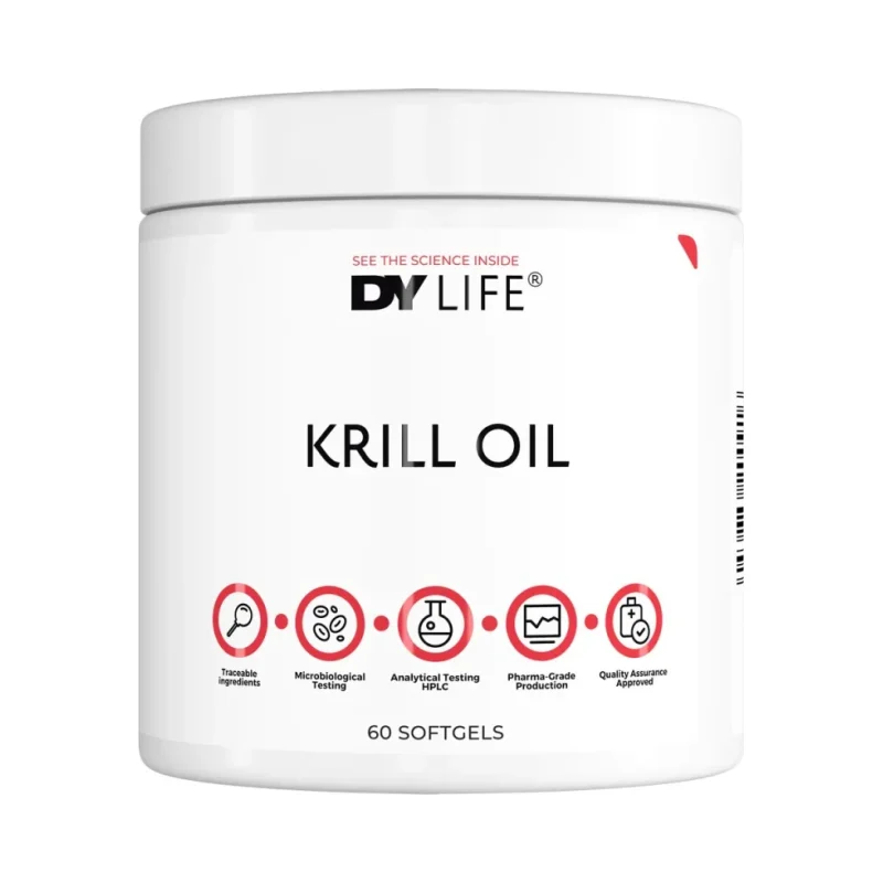 DY Life Krill Oil 500 mg (15 дози) / 60 Гел капсули - Dorian Yates Nutrition