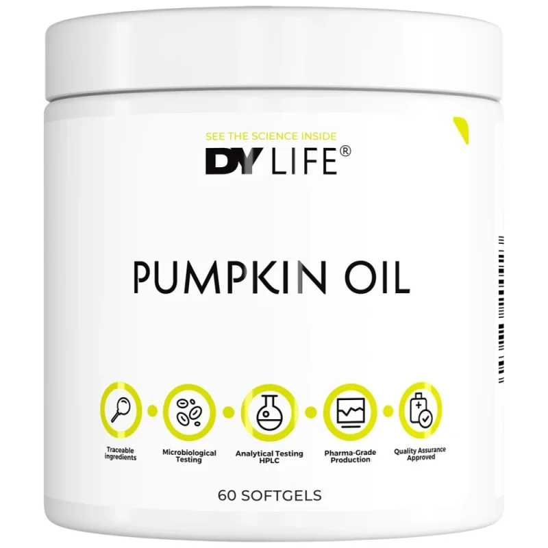 DY Life Pumpkin Oil 1000 mg (60 дози) / 60 Гел капсули