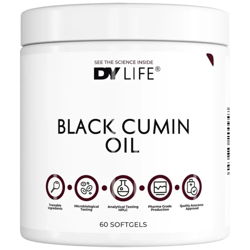 DY Life Black Cumin Oil 500 mg (30 дози) / 60 Гел капсули