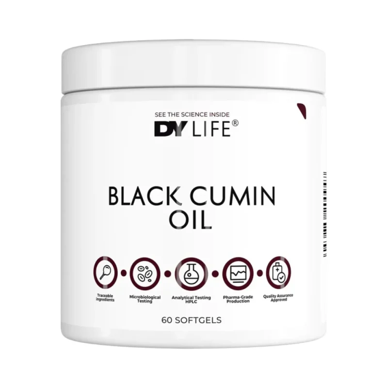 DY Life Black Cumin Oil 500 mg (30 дози) / 60 Гел капсули - Dorian Yates Nutrition
