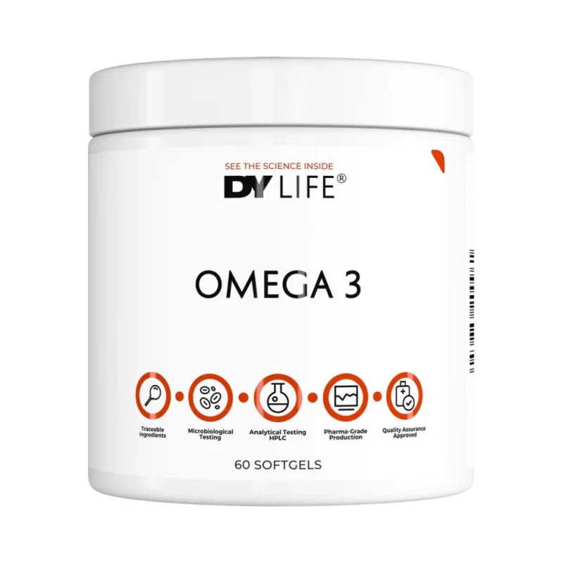DY Life Omega 3 500 mg | with 10% EPA & 50% DHA (20 дози) / 60 Гел капсули - Dorian Yates Nutrition