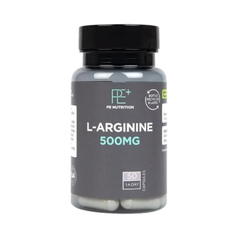 PE Nutrition | L-Arginine 500 mg / 50 капсули, 50 дози - Holland And Barrett