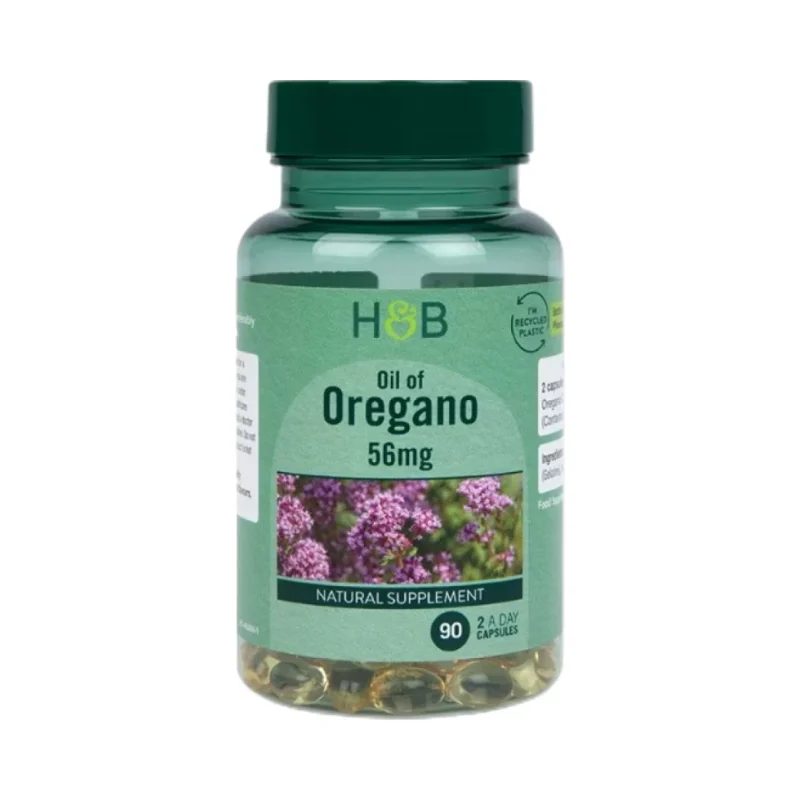 Oil of Oregano 56 mg / 90 капсули, 45 дози - Holland And Barrett