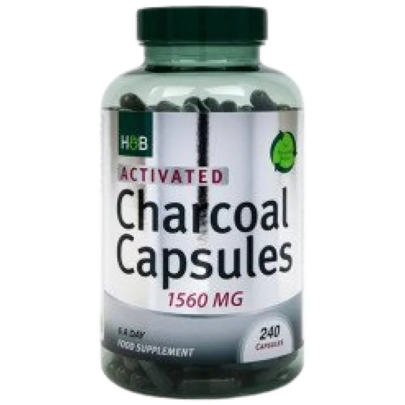Activated Charcoal 260 mg / 240 капсули, 240 дози