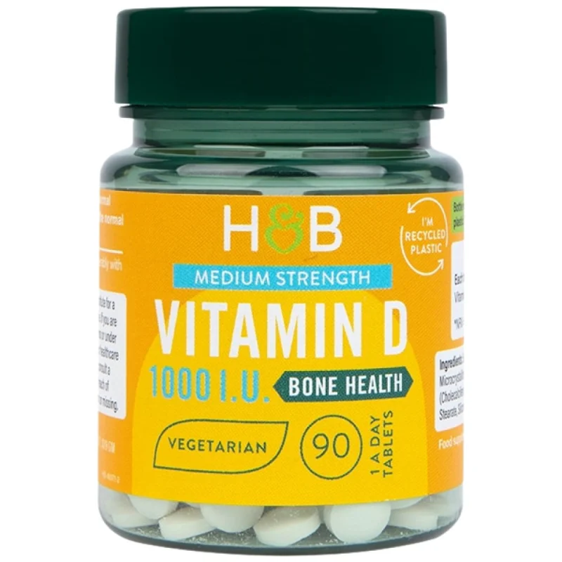 Vitamin D3 1000 IU / 90 Таблетки, 90 дози