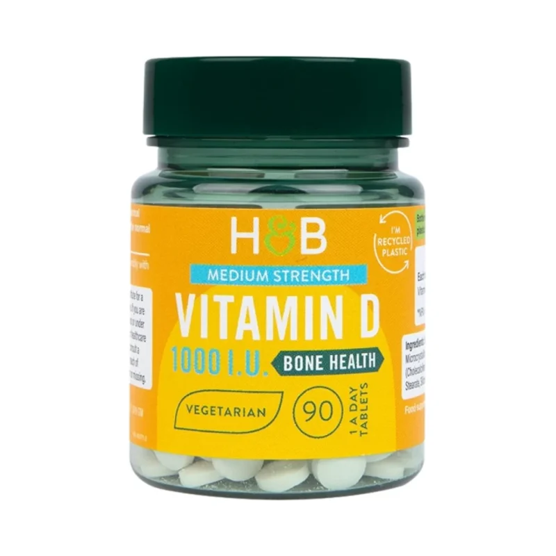 Vitamin D3 1000 IU / 90 Таблетки, 90 дози - Holland And Barrett