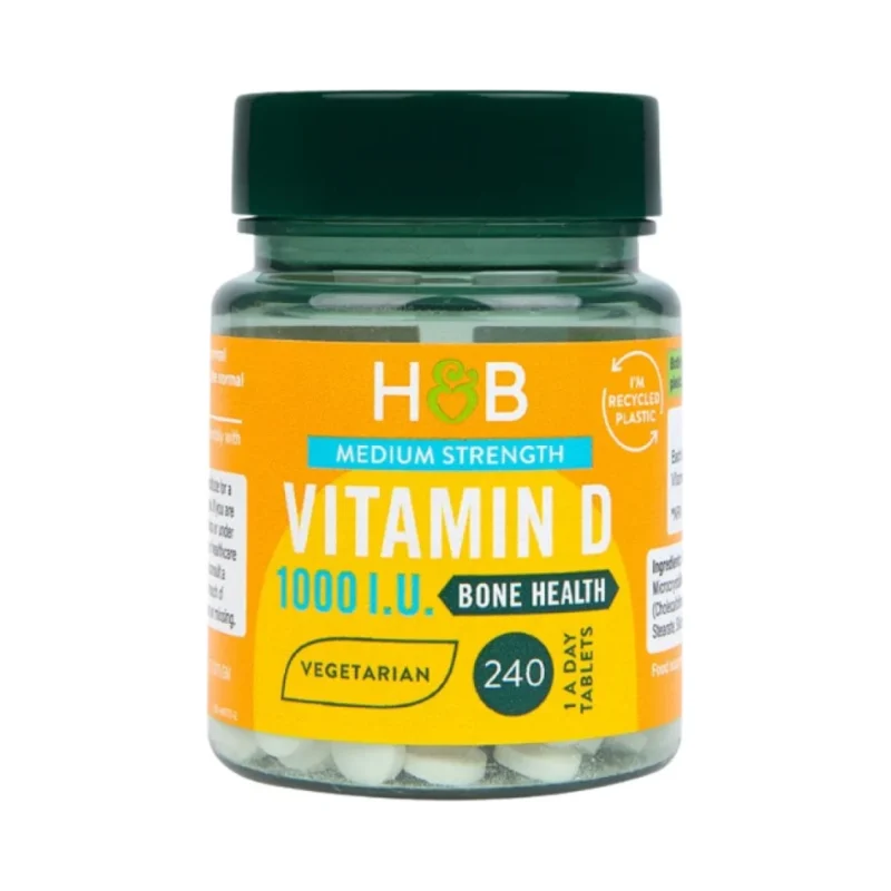 Vitamin D3 1000 IU / 240 Таблетки, 240 дози - Holland And Barrett