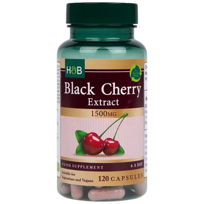 Black Cherry Extract / 120 капсули, 20 дози