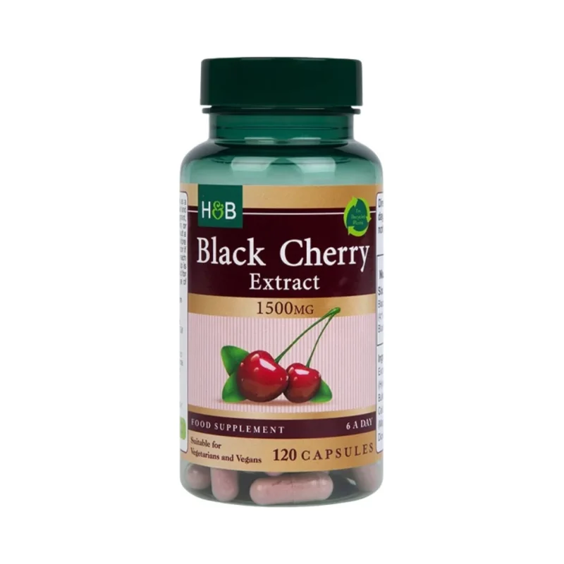 Black Cherry Extract / 120 капсули, 20 дози - Holland And Barrett