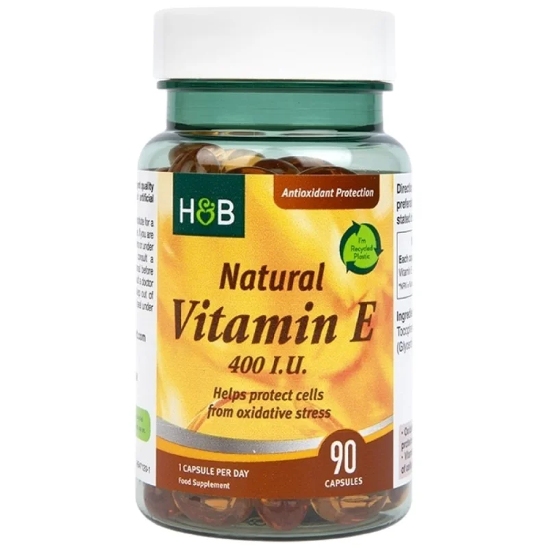 Natural Vitamin E 400 IU / 90 капсули, 90 дози