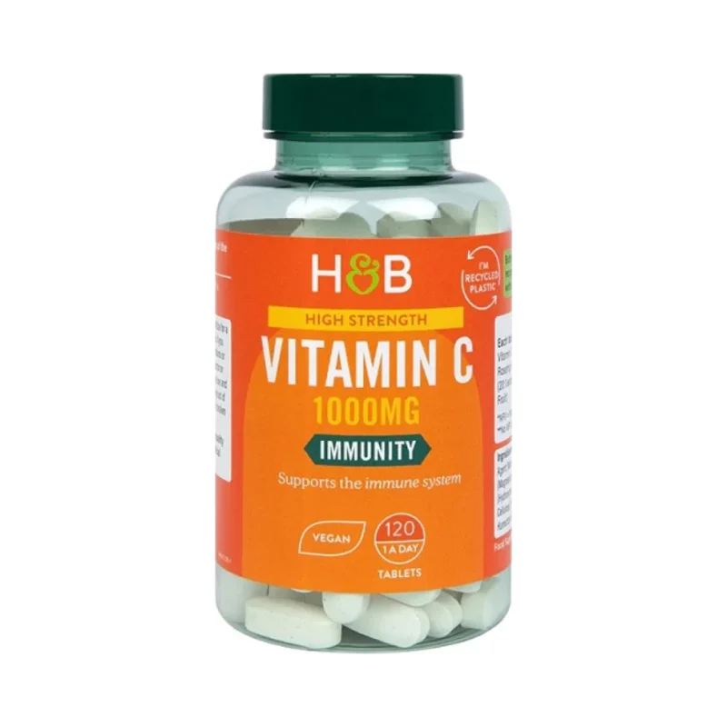 High Strength Vitamin C 1000 mg / 120 Таблетки, 120 дози - Holland And Barrett