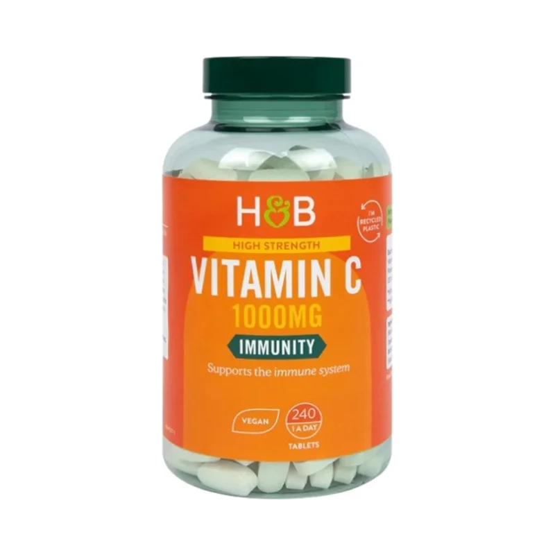 High Strength Vitamin C 1000 mg / 240 Таблетки, 240 дози - Holland And Barrett