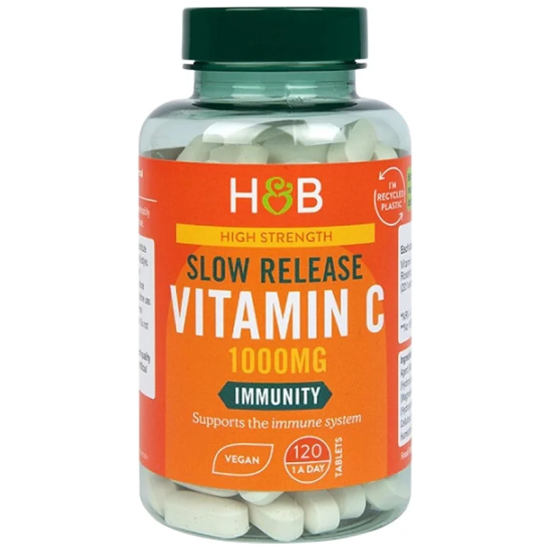Slow Release Vitamin C 1000 mg / 120 Таблетки, 120 дози
