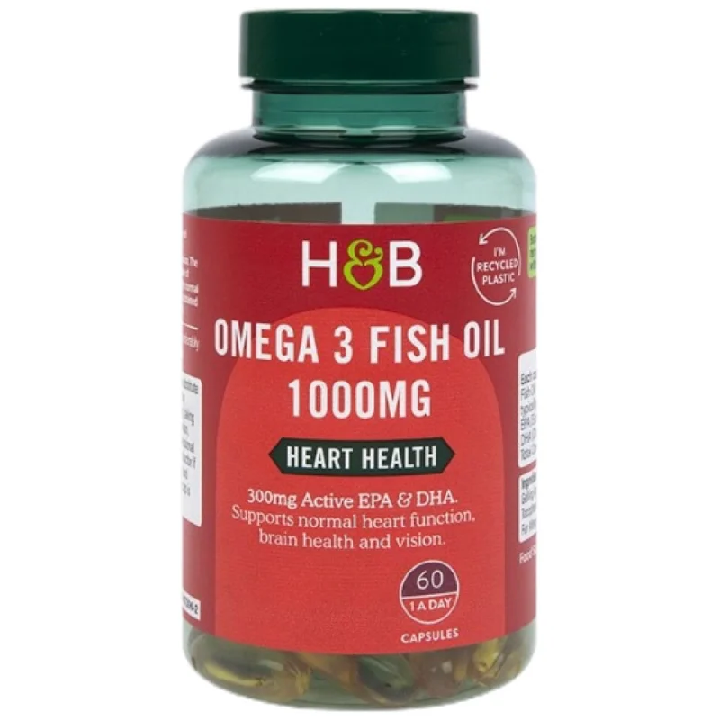 Omega 3 Fish Oil Concentrate 1000 mg / 60 Гел капсули, 60 дози