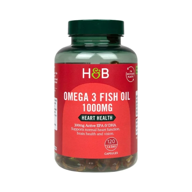 Omega 3 Fish Oil Concentrate 1000 mg / 120 Гел капсули, 120 дози - Holland And Barrett