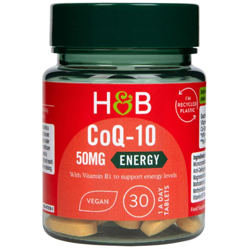 Coenzyme Q10 50mg / 30 Таблетки, 30 дози