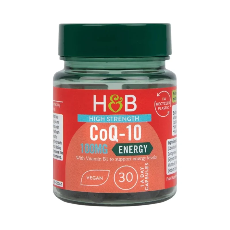 High Strength CoQ-10 100 mg / 30 капсули, 30 дози - Holland And Barrett