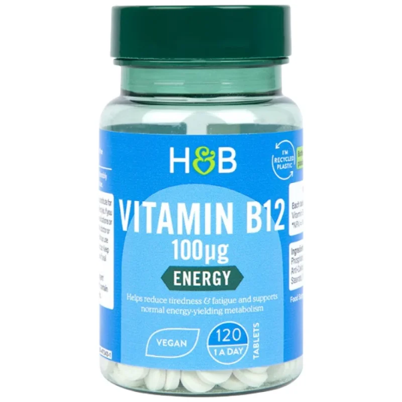 Vitamin B12 100 mcg | Methylcobalamin / 120 Таблетки, 120 дози