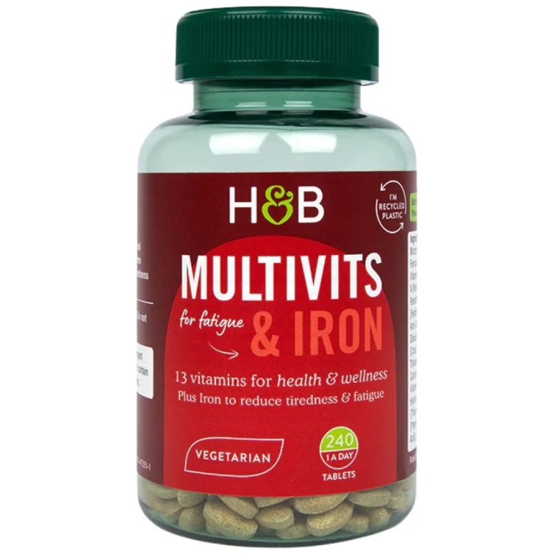 Multivits & Iron / 240 Таблетки, 240 дози