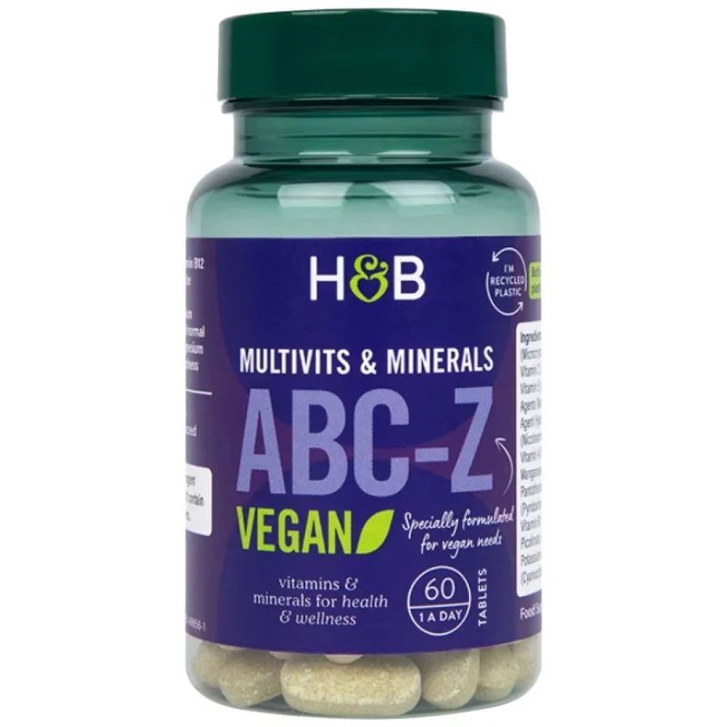 ABC to Z | Vegan Multivitamins / 60 Таблетки, 60 дози