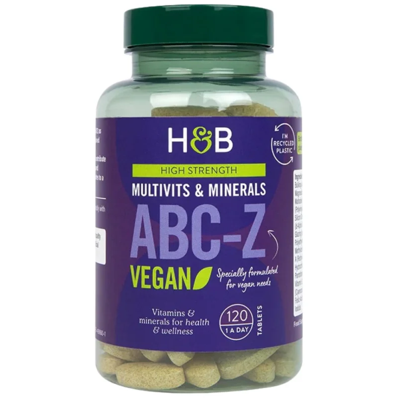 High Strength ABC-Z Vegan / 120 Таблетки, 120 дози