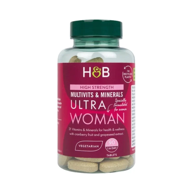 Ultra Woman | Multivits & Minerals / 90 Таблетки, 90 дози - Holland And Barrett