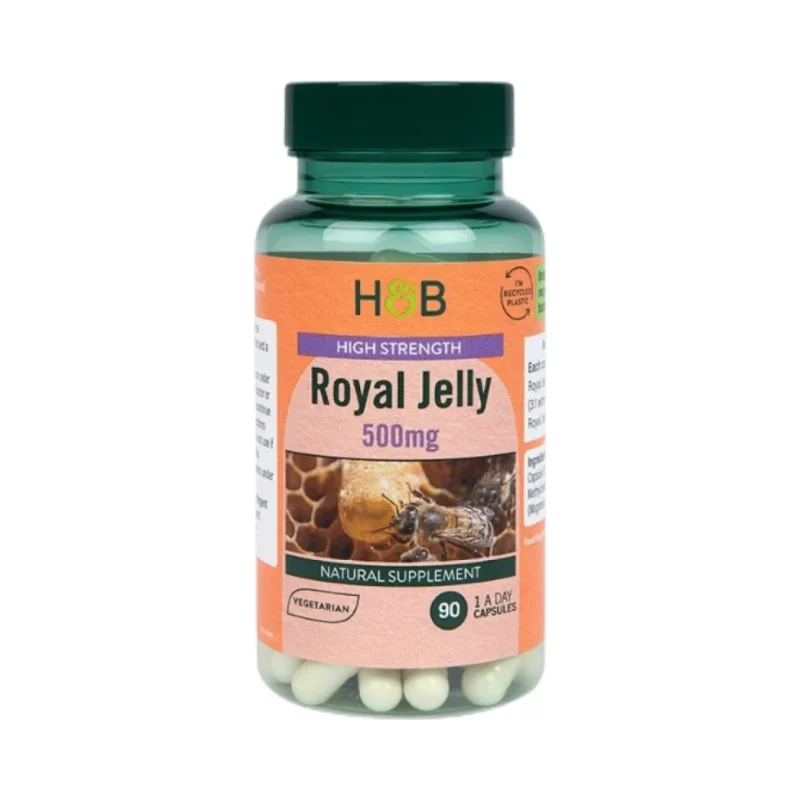 High Strength Royal Jelly 500 mg / 90 капсули, 90 дози - Holland And Barrett