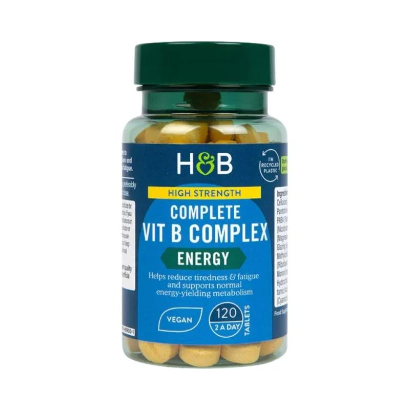 High Strength | Complete Vit B Complex / 120 Таблетки, 60 дози - Holland And Barrett