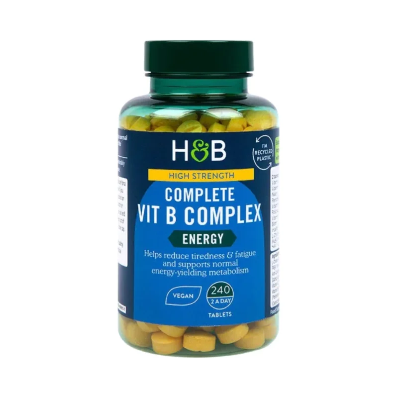 High Strength | Complete Vit B Complex / 240 Таблетки, 120 дози - Holland And Barrett