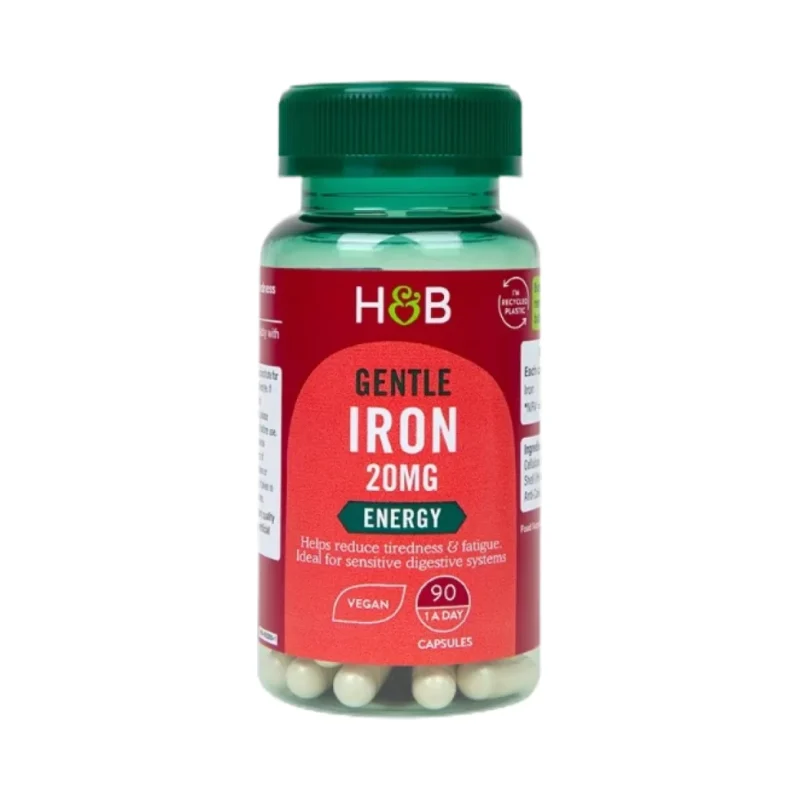 Gentle Iron 20 mg / 90 капсули, 90 дози - Holland And Barrett