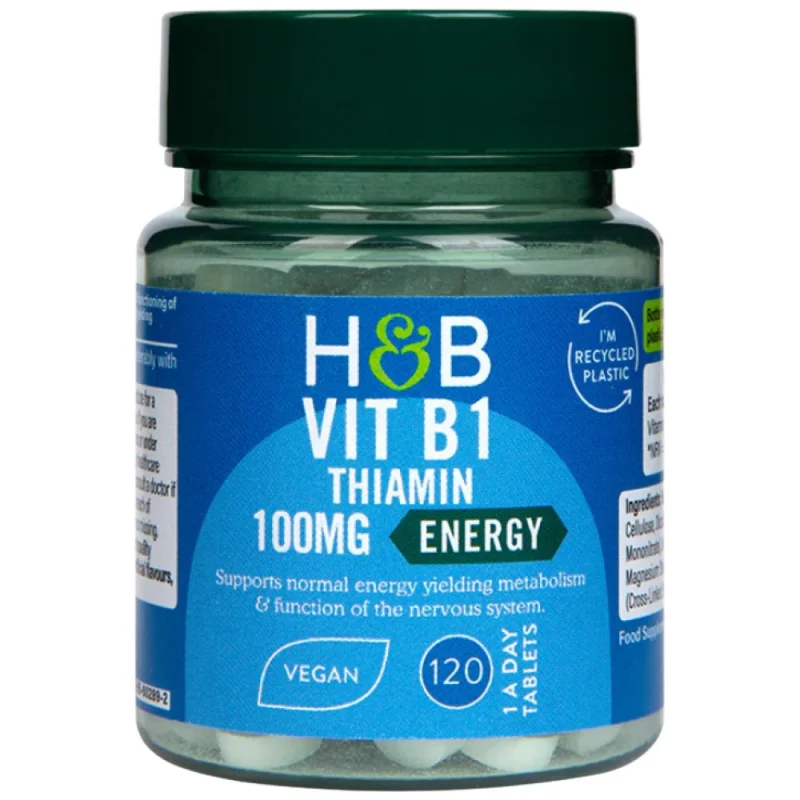 Vitamin B1 | Thiamine 100 mg / 120 Таблетки, 120 дози