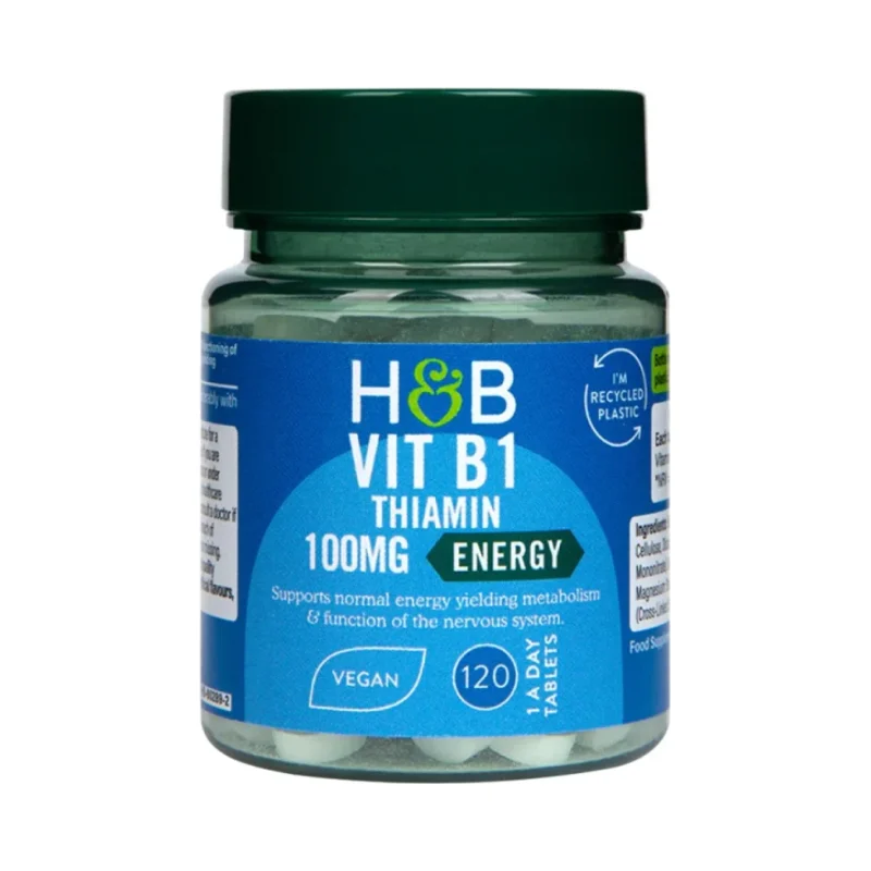 Vitamin B1 | Thiamine 100 mg / 120 Таблетки, 120 дози - Holland And Barrett