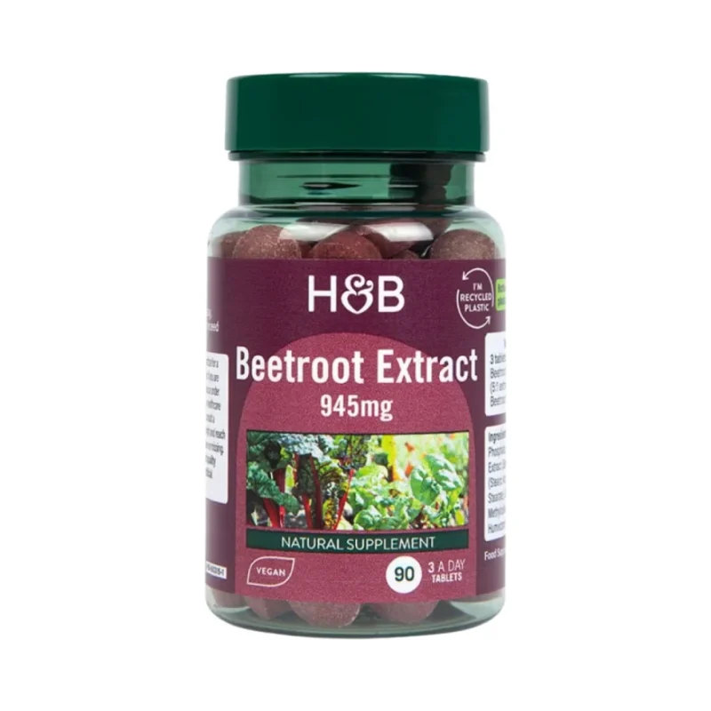 Beetroot Extract 945 mg / 90 Таблетки, 30 дози - Holland And Barrett