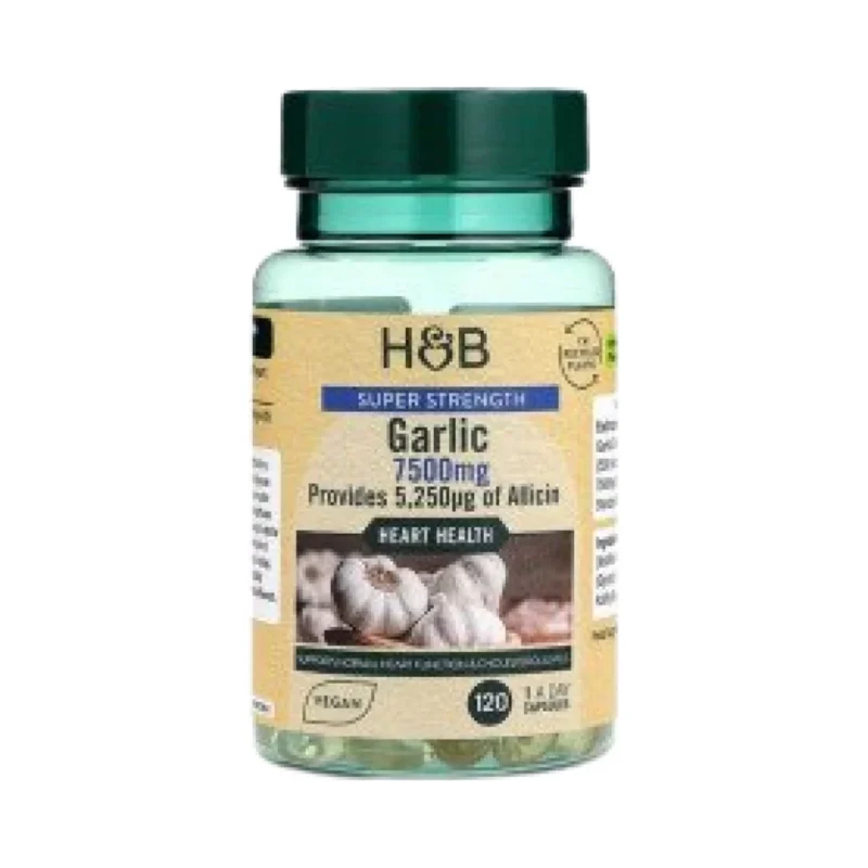 Super Strength Odourless Garlic / 120 капсули, 120 дози - Holland And Barrett