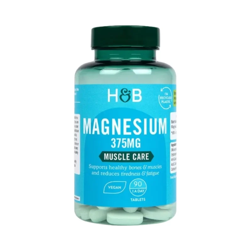 Magnesium 375 mg / 90 Таблетки, 90 дози - Holland And Barrett