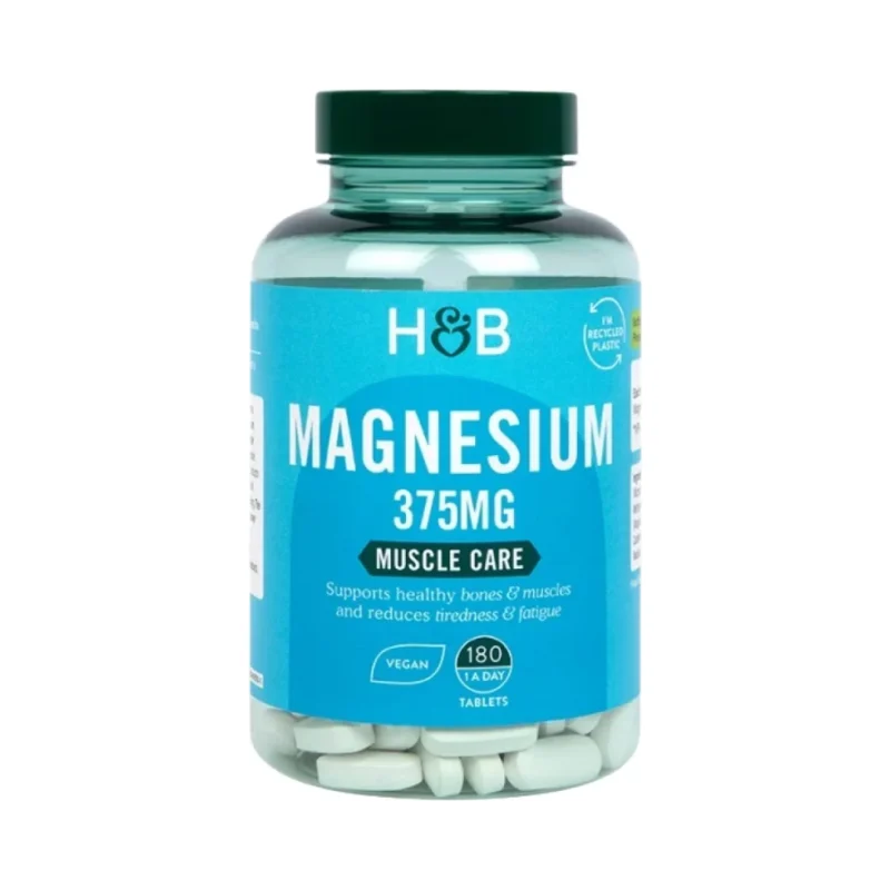 Magnesium 375 mg / 180 Таблетки, 180 дози - Holland And Barrett