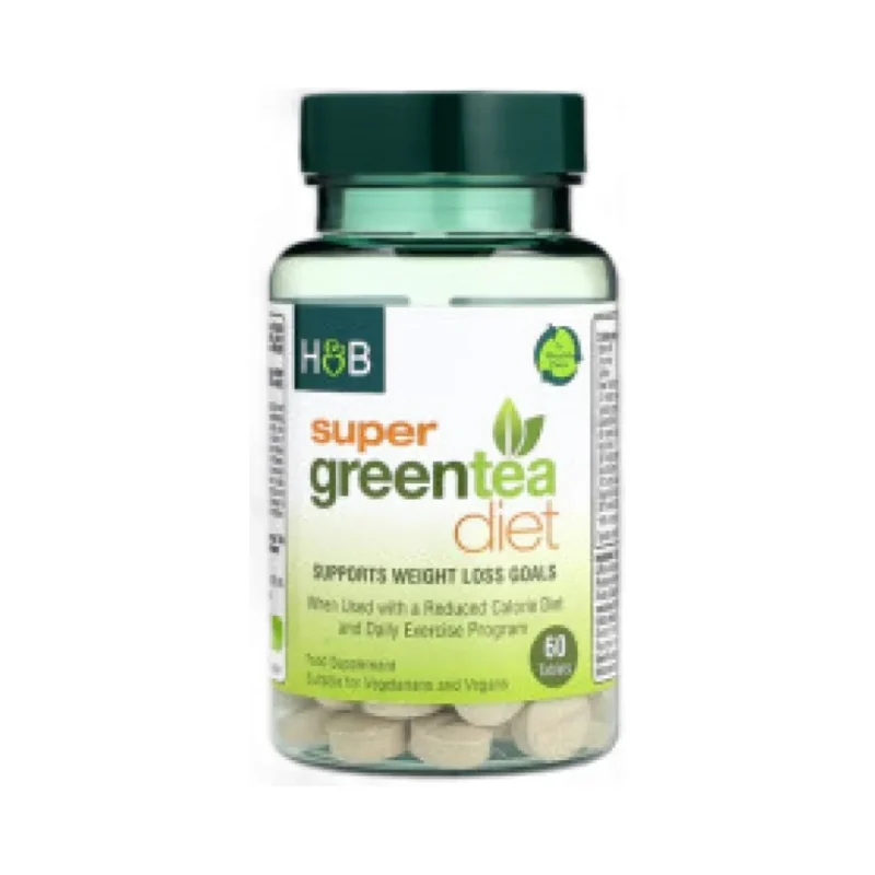 Super Green Tea Diet / Thermogenic Burner / 60 каплети - Holland And Barrett
