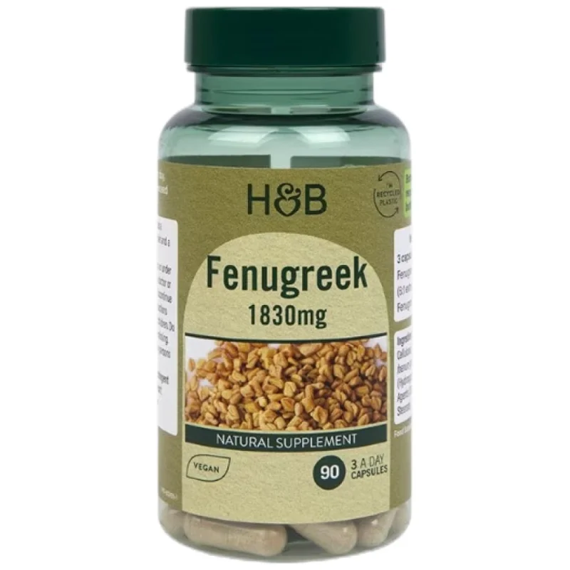 Fenugreek 1830 mg / 90 капсули, 30 дози