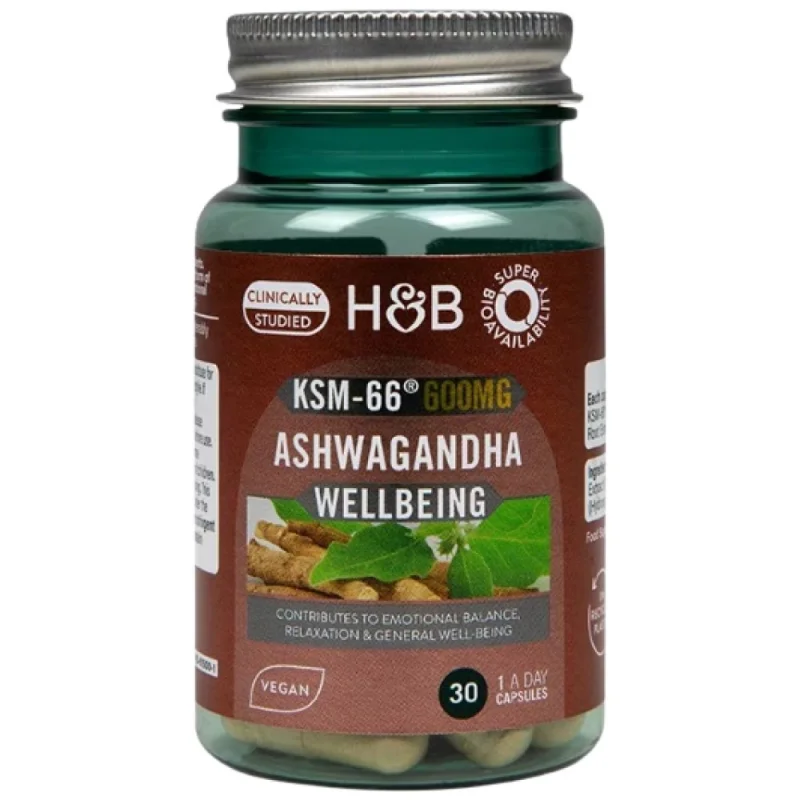 Ashwagandha 600 mg KSM-66 / 30 капсули, 30 дози