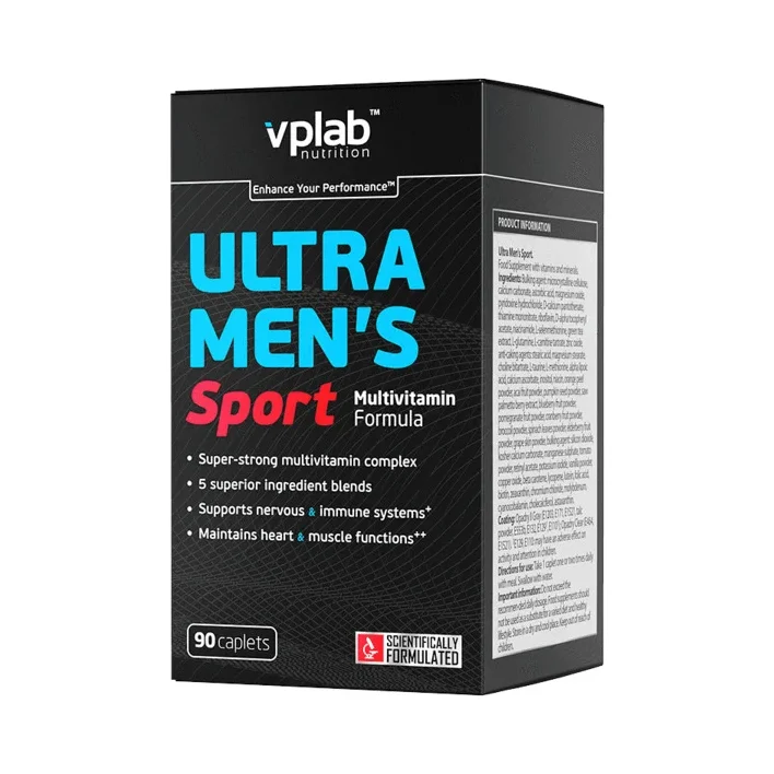 Ultra Men`s Sport Multivitamin - Мултивитамини, Разфасовка 90 caps - VPLab