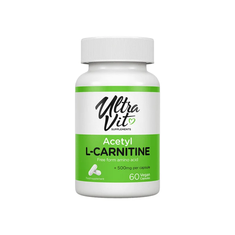 UltraVit Acetyl L-Carnitine - Л-Карнитин, Разфасовка 60 vcaps