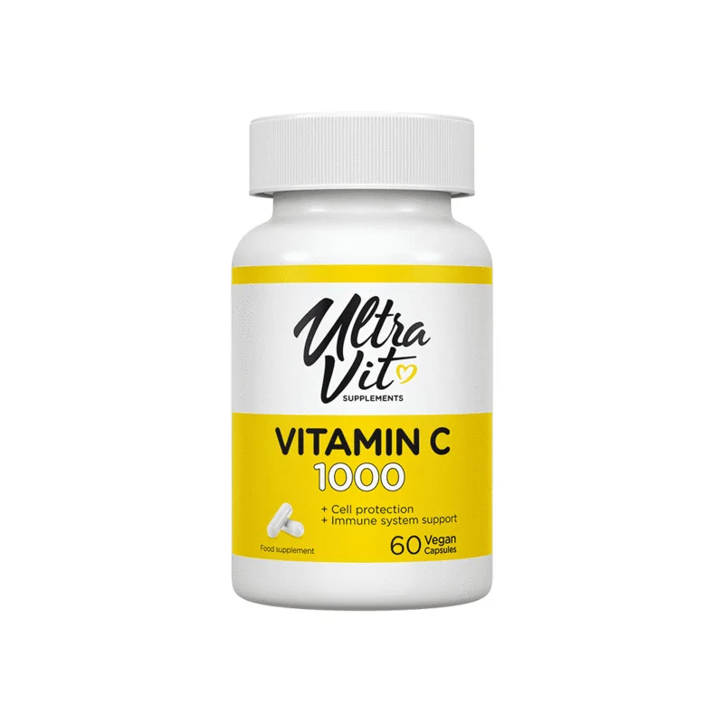 UltraVit Vitamin C 1000 - Витамин C, Разфасовка 60 vcaps