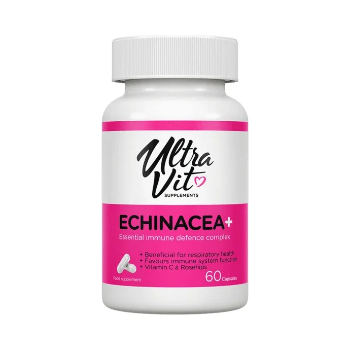 UltraVit Echinacea+ - Ехинацея, Разфасовка 60 caps - VPLab