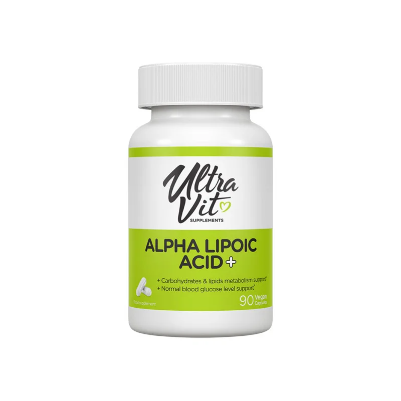 UltraVit Alpha Lipoic Acid+ - Алфа Липоева Киселина, Разфасовка 90 vcaps